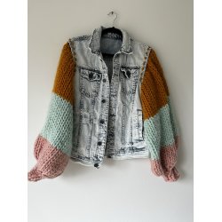 Upcycled denimjakke "Festival"