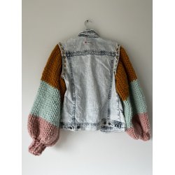 Upcycled denimjakke "Festival"