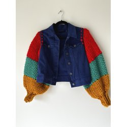 Upcycled denimjakke "1991"