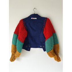 Upcycled denimjakke "1991"