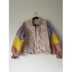 Upcycled denimjakke "Easter"