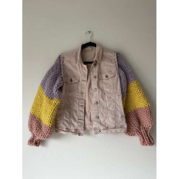 Upcycled denimjakke "Easter"