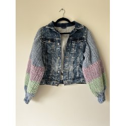 Upcycled denimjakke "Spring"
