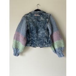 Upcycled denimjakke "Spring"