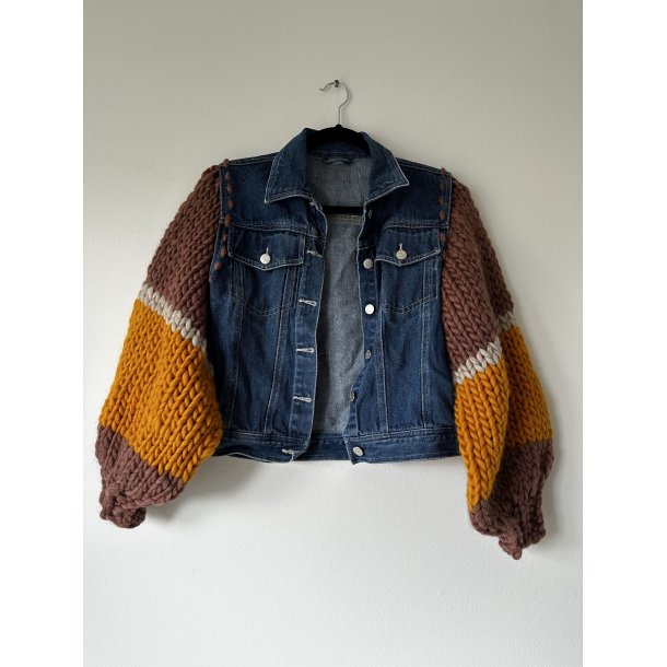 Upcycled denimjakke "Desert"