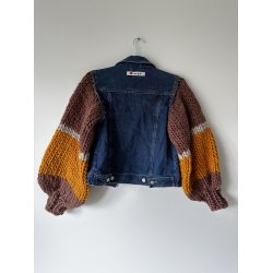 Upcycled denimjakke "Desert"