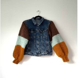 Upcycled denimjakke "Carry me"