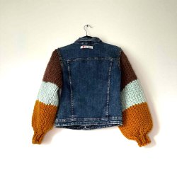 Upcycled denimjakke "Carry me"