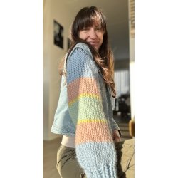 Upcycled denimjakke "Follow"