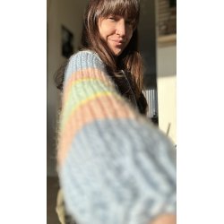 Upcycled denimjakke "Follow"