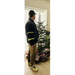 Upcycled denimjakke "Blow My Whistle"