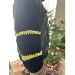 Upcycled denimjakke "Blow My Whistle"