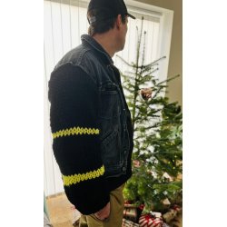 Upcycled denimjakke "Blow My Whistle"