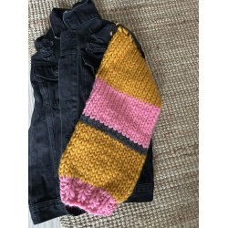 Upcycled denimjakke "You and I"