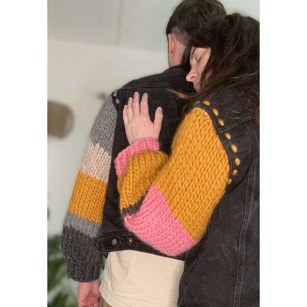 Upcycled denimjakke "Trust Me"